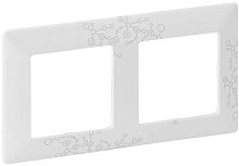 Рамка универсальная Legrand Valena Life 2-м. эл грей картинка